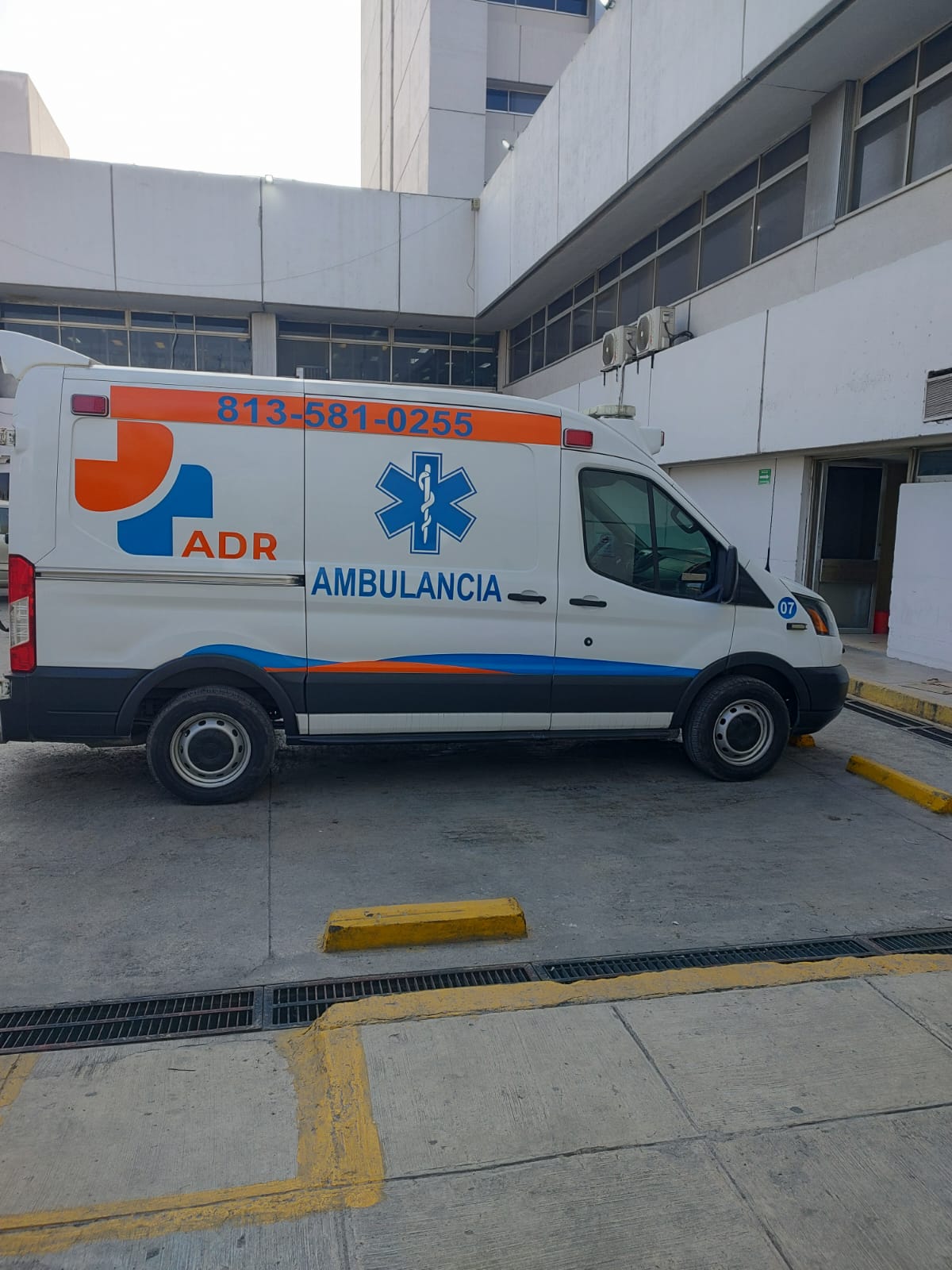 Ambulancia San Pablo lista para servicio